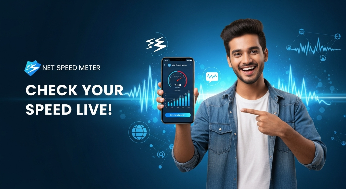 Internet Speed Tester – Check Real-Time Upload & Download